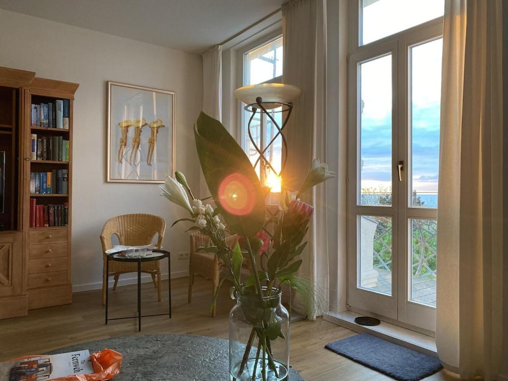 Villa Seeblick Warnemuende - Fewo Mit Meerblick Und Balkon Direkt Am Strand Fuer 2-4 Pers Росток Экстерьер фото